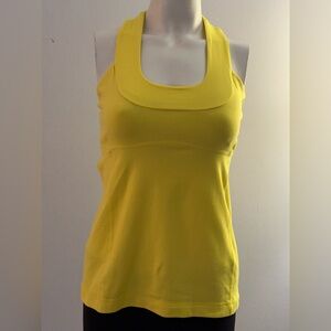 Lululemon Maize Yellow Women's Yoga Top